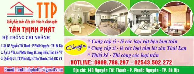 Hệ thống chi nhánh công ty Tân Thịnh Phát