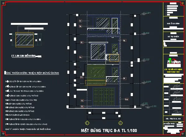 Ảnh thực tế nhà phố 3 tầng 1 tum